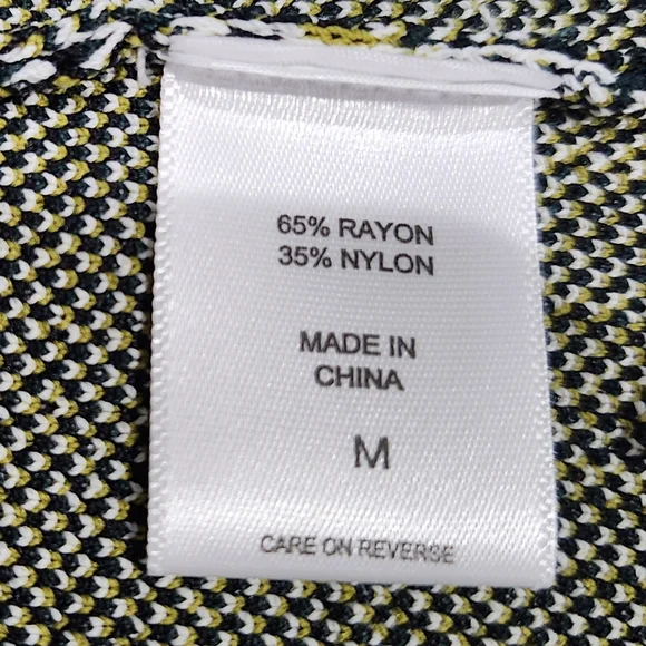 New York & Company Emerald Green Puff Sleeve Midi Fitted Dress w/ KeyHole Front - Picture 3 of 3